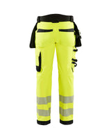 Blaklader Softshell Hi-Vis Trousers 1820 #colour_hi-vis-yellow-black