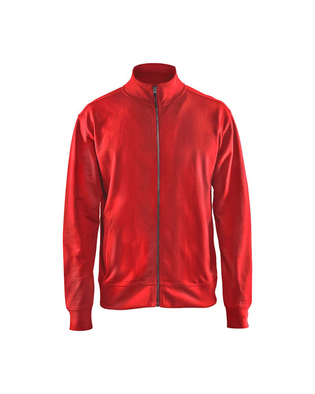 Blaklader Sweatshirt with Full Zip 3371 #colour_red