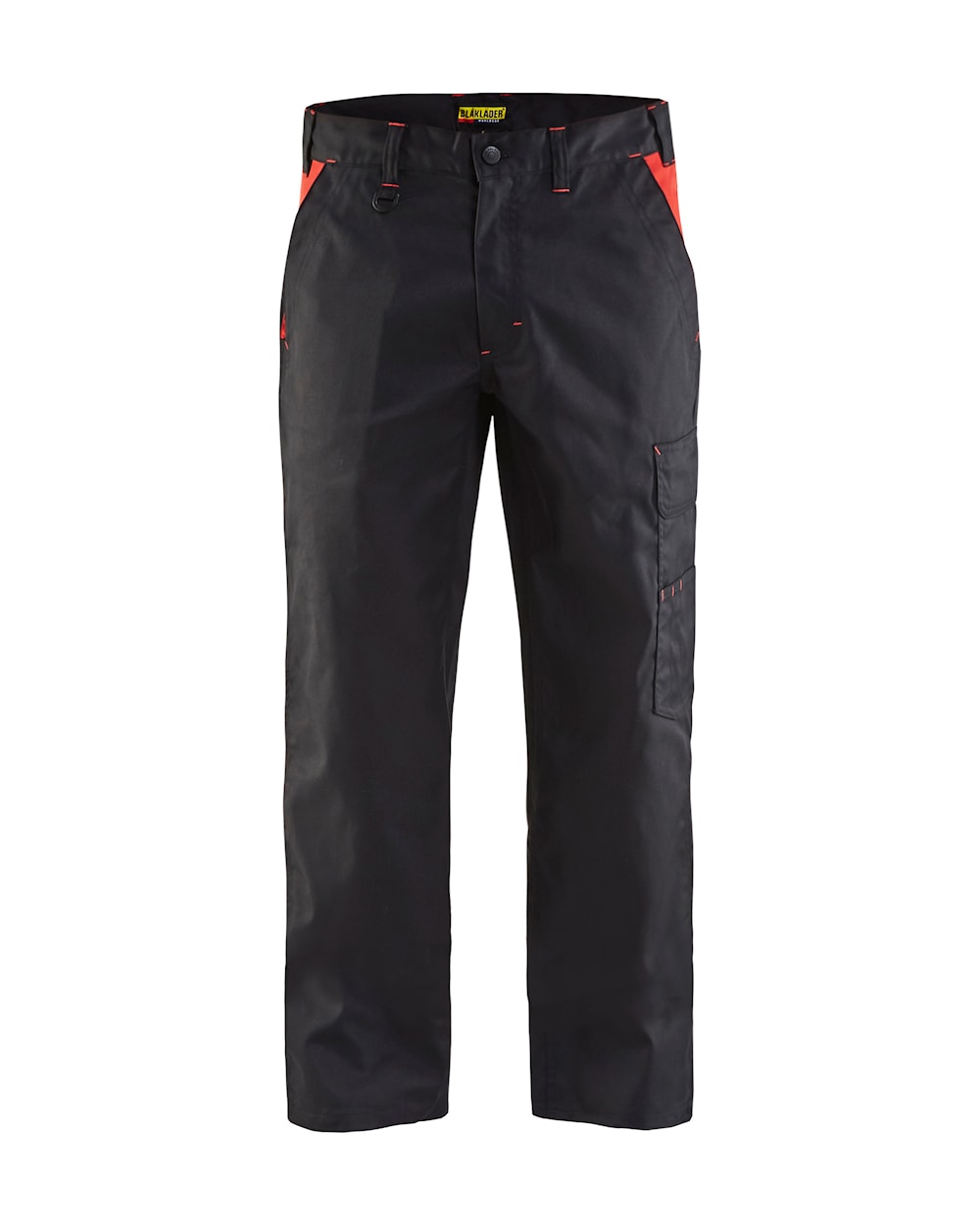 Blaklader Industry Trousers 14041800 - Black/Red #colour_black-red