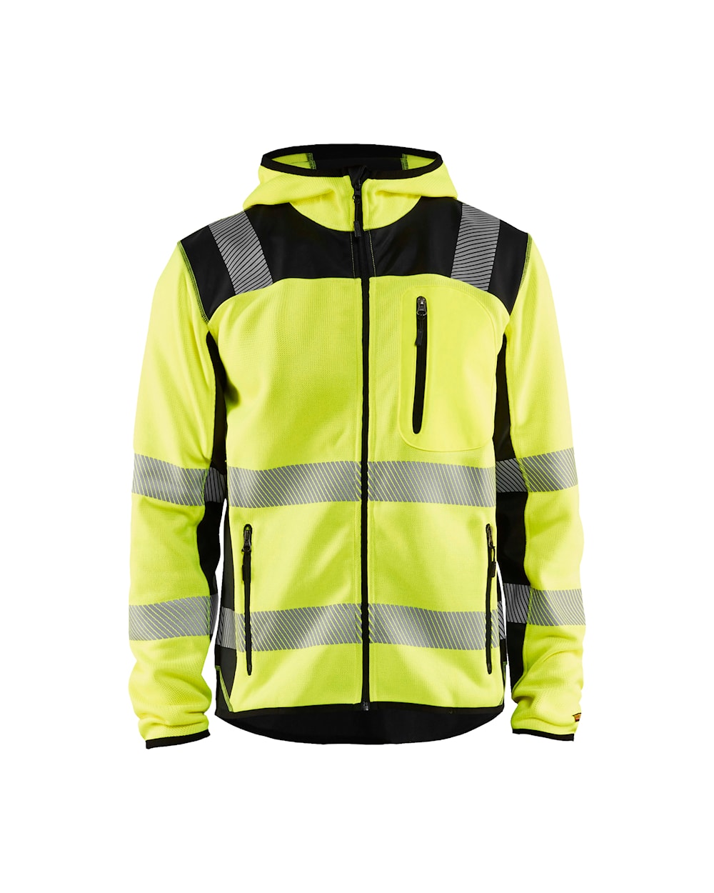 Blaklader Knitted Hi-Vis Jacket 4923 #colour_hi-vis-yellow-black