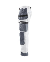 Blaklader X1500 Painters Trousers 1510 #colour_white-grey