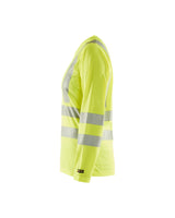 Blaklader Women's Hi-Vis T-Shirt Long Sleeve 3485 #colour_hi-vis-yellow