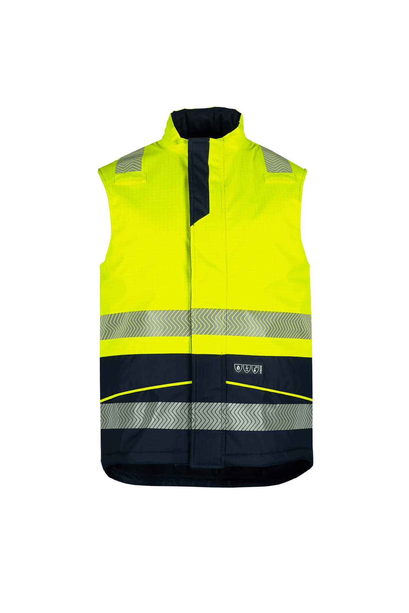Sioen Vikja Flame Retardant Anti-Static Hi-Vis Bodywarmer