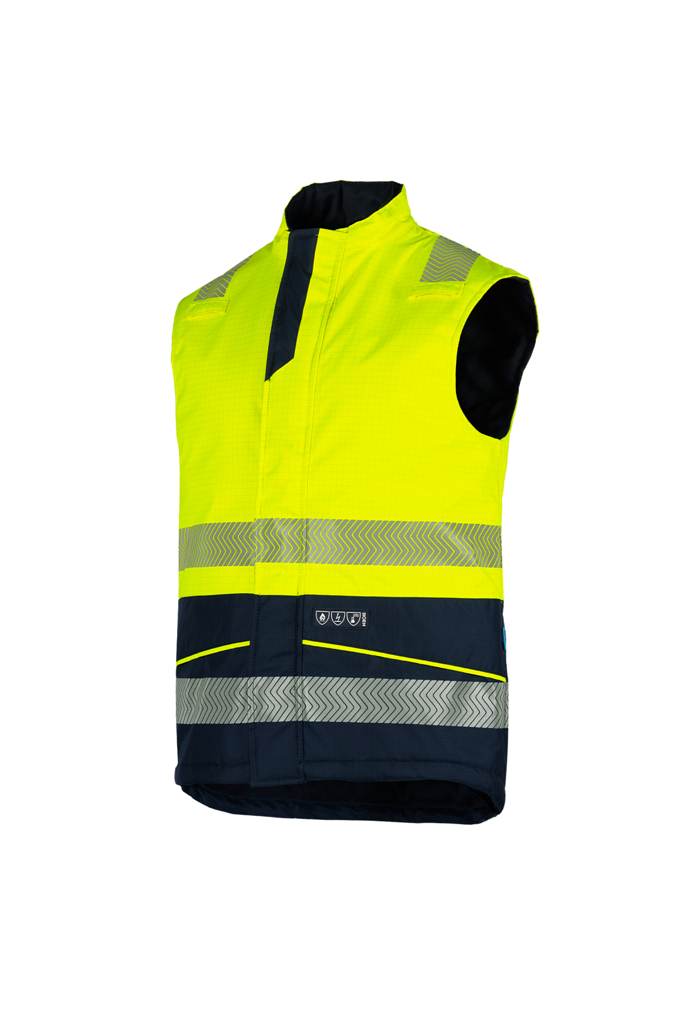 Sioen Vikja Flame Retardant Anti-Static Hi-Vis Bodywarmer