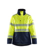 Blaklader Multinorm Winter Jacket Women 4917 #colour_hi-vis-yellow-navy-blue