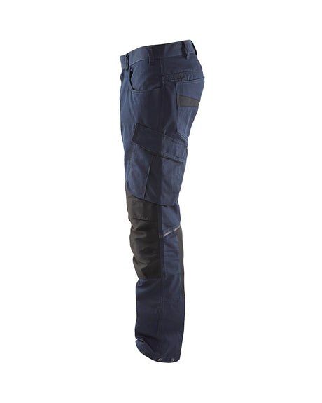 Blaklader Service Trousers with Stretch 1495 #colour_dark-navy-black