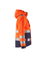 Blaklader Women's Hi-Vis Winter Jacket 4872 #colour_orange-navy-blue