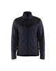 Blaklader Knitted Jacket with Softshell 5942 #colour_dark-navy-black