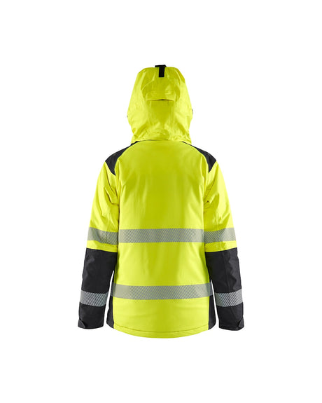 Blaklader Women's Winter Jacket Hi-Vis 4456 #colour_hi-vis-yellow-black