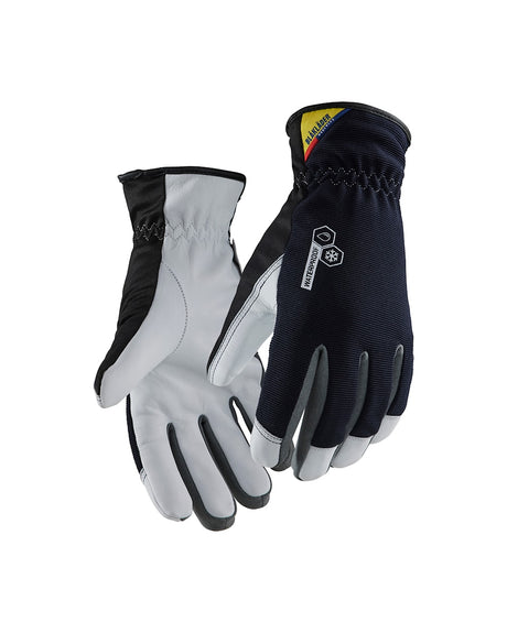 Blaklader Work Gloves Lined WP 2811 #colour_dark-navy-white