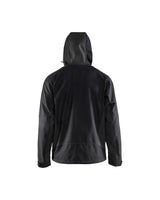 Blaklader Softshell Jacket with Hood 4753 #colour_black-dark-grey