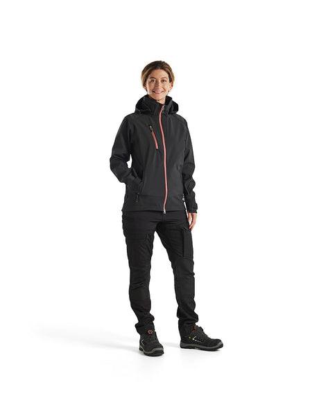 Blaklader Women's Softshell Jacket 4719 #colour_black-red