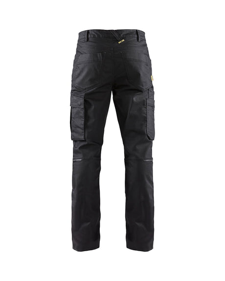 Blaklader Service Trousers Denim Stretch 1439 #colour_black-black