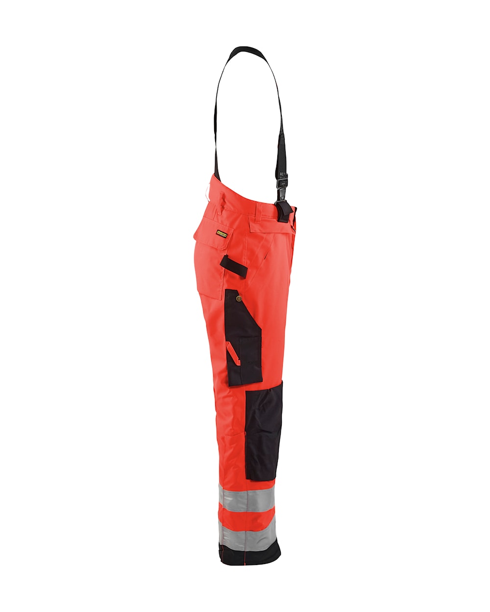 Blaklader Hi-Vis Winter Trousers 1885 - Red Hi-Vis/Black