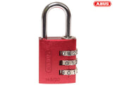 ABUS Mechanical 145/30 30mm Aluminium Combination Padlock Red 46578