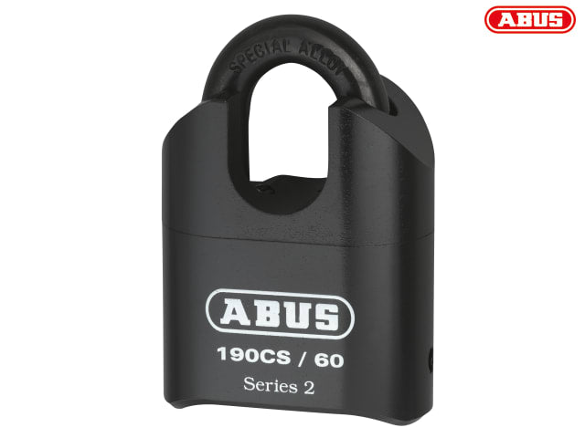 ABUS Mechanical 190/60 60mm Heavy-Duty Combination Padlock Closed Shackle (4-Digit) Carded