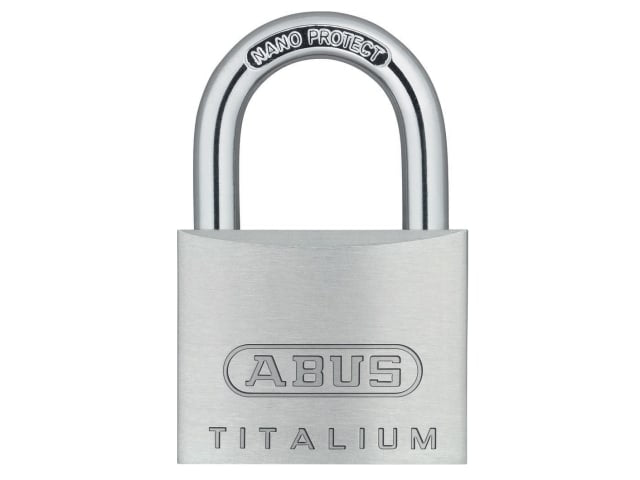 ABUS Mechanical 64TI/40mm TITALIUM Padlock Keyed Alike KA6412