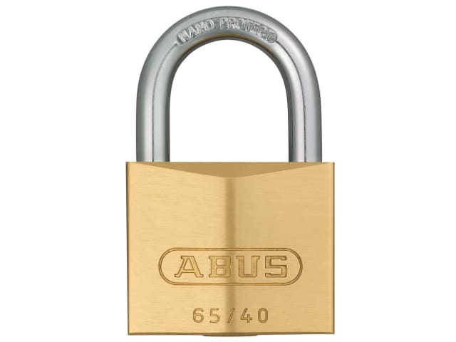 ABUS Mechanical 65/40mm Brass Padlock Keyed Alike 6406