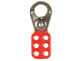 ABUS Mechanical 701 Lockout Hasp 25mm (1in) Red