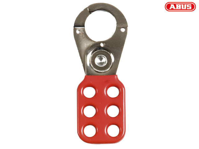 ABUS Mechanical 701 Lockout Hasp 25mm (1in) Red