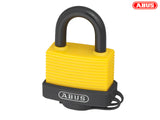 ABUS Mechanical 70AL/45mm Aluminium Padlock Yellow