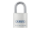 ABUS Mechanical 80TI/40mm TITALIUM Padlock Keyed Alike KA8012