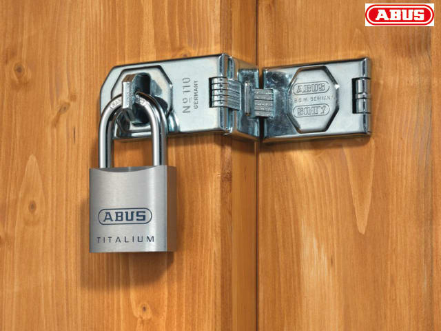 ABUS Mechanical 80TI/40mm TITALIUM Padlock Carded