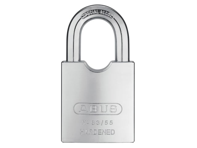 ABUS Mechanical 83/55mm Rock Hardened Steel Padlock Carded