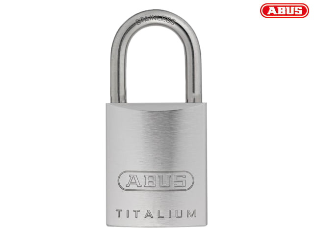 ABUS Mechanical 86TIIB/45mm TITALIUM Padlock Without Cylinder Stainless Steel Shackle