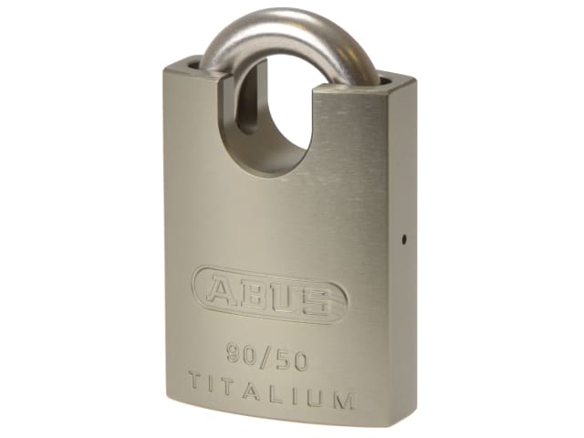 ABUS Mechanical 90RK/50mm TITALIUM Padlock Closed Shackle