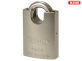 ABUS Mechanical 90RK/50 TITALIUM Padlock Closed Shackle Carded