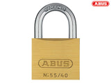 ABUS Mechanical 55/40mm Brass Padlock Keyed Alike 5401