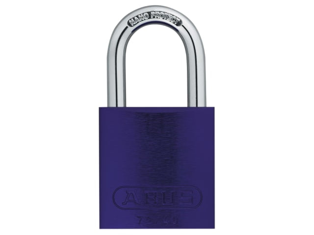 ABUS Mechanical 72/40mm Aluminium Padlock Violet Keyed Alike TT04072