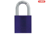 ABUS Mechanical 72/40mm Aluminium Padlock Violet Keyed Alike TT04072