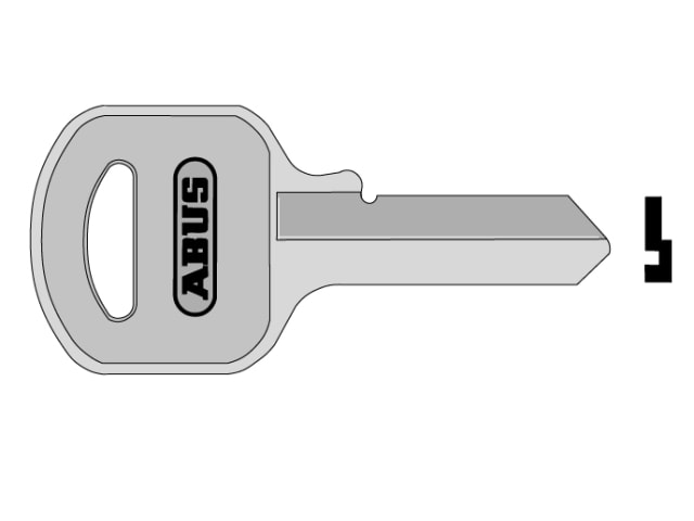 ABUS Mechanical 55/60 60mm Key Blank (K/A Only)