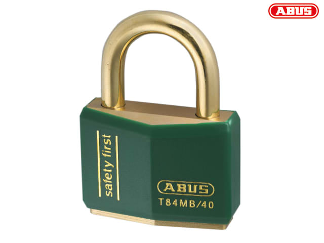 ABUS Mechanical T84MB/40mm Green Rustproof Padlock