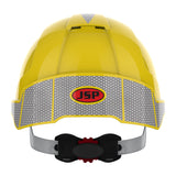 JSP EVOLite Safety Helmet with Reflective CR2 Decals - Wheel Ratchet - Vented