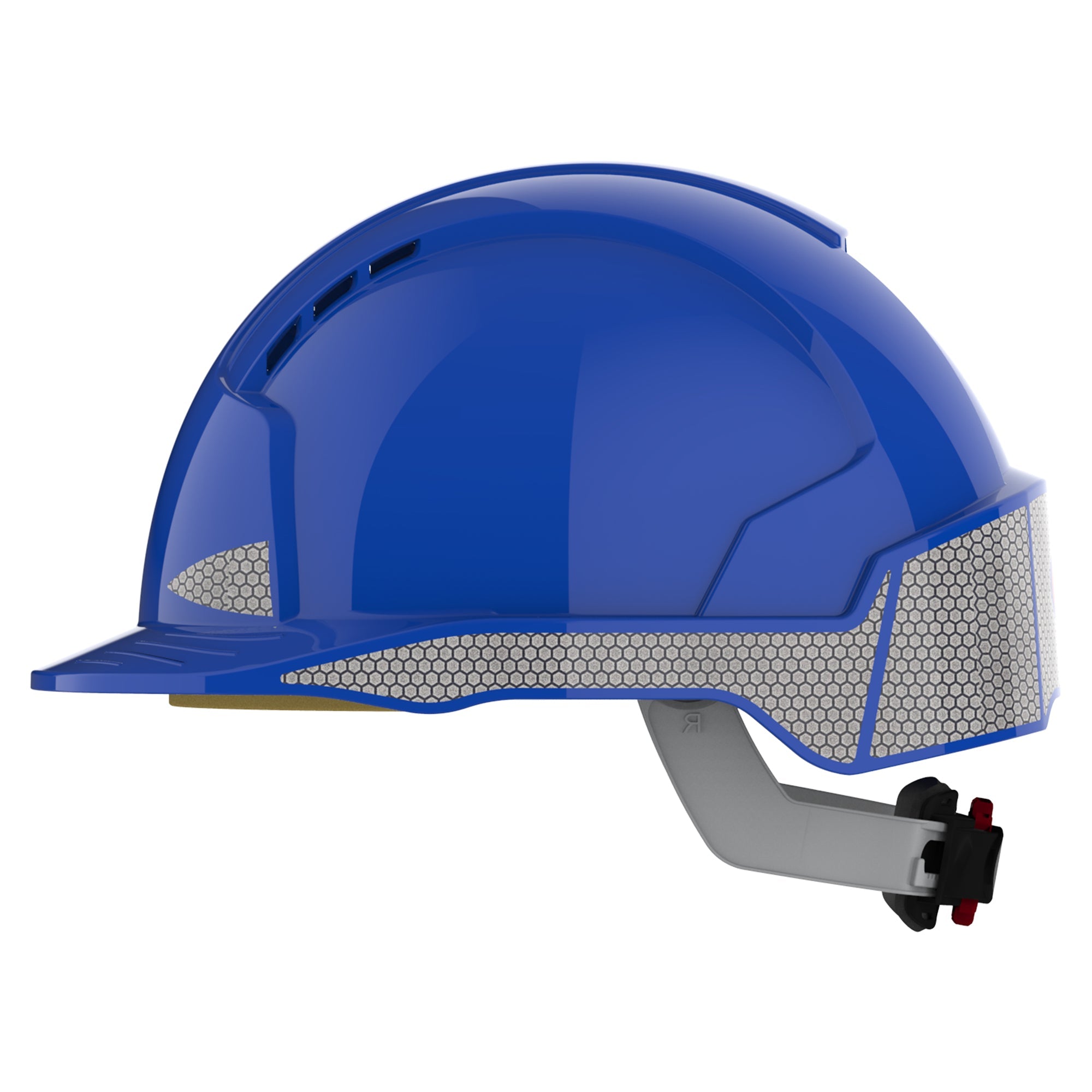 JSP EVOLite Safety Helmet with Reflective CR2 Decals - Wheel Ratchet - Vented