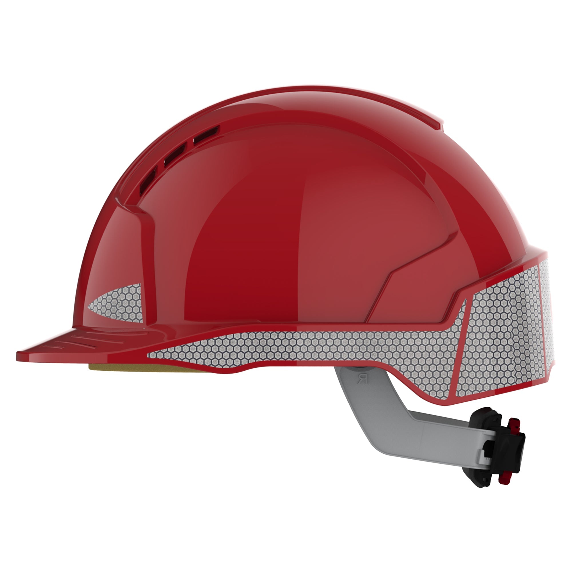 JSP EVOLite Safety Helmet with Reflective CR2 Decals - Wheel Ratchet - Vented