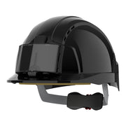 JSP EVOLite Safety Helmet with ID Badge Holder / Lamp Bracket