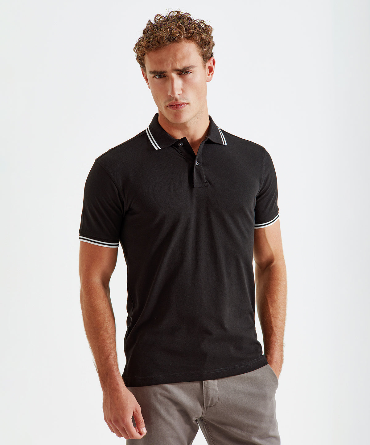 Asquith & Fox Men's Classic Fit Tipped Polo