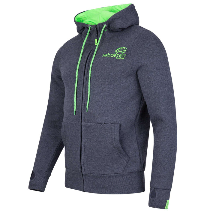 Arbortec Hoodie PYL Zip Front Charcoal #colour_charcoal