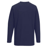 Portwest Long Sleeve T-Shirt #colour_navy