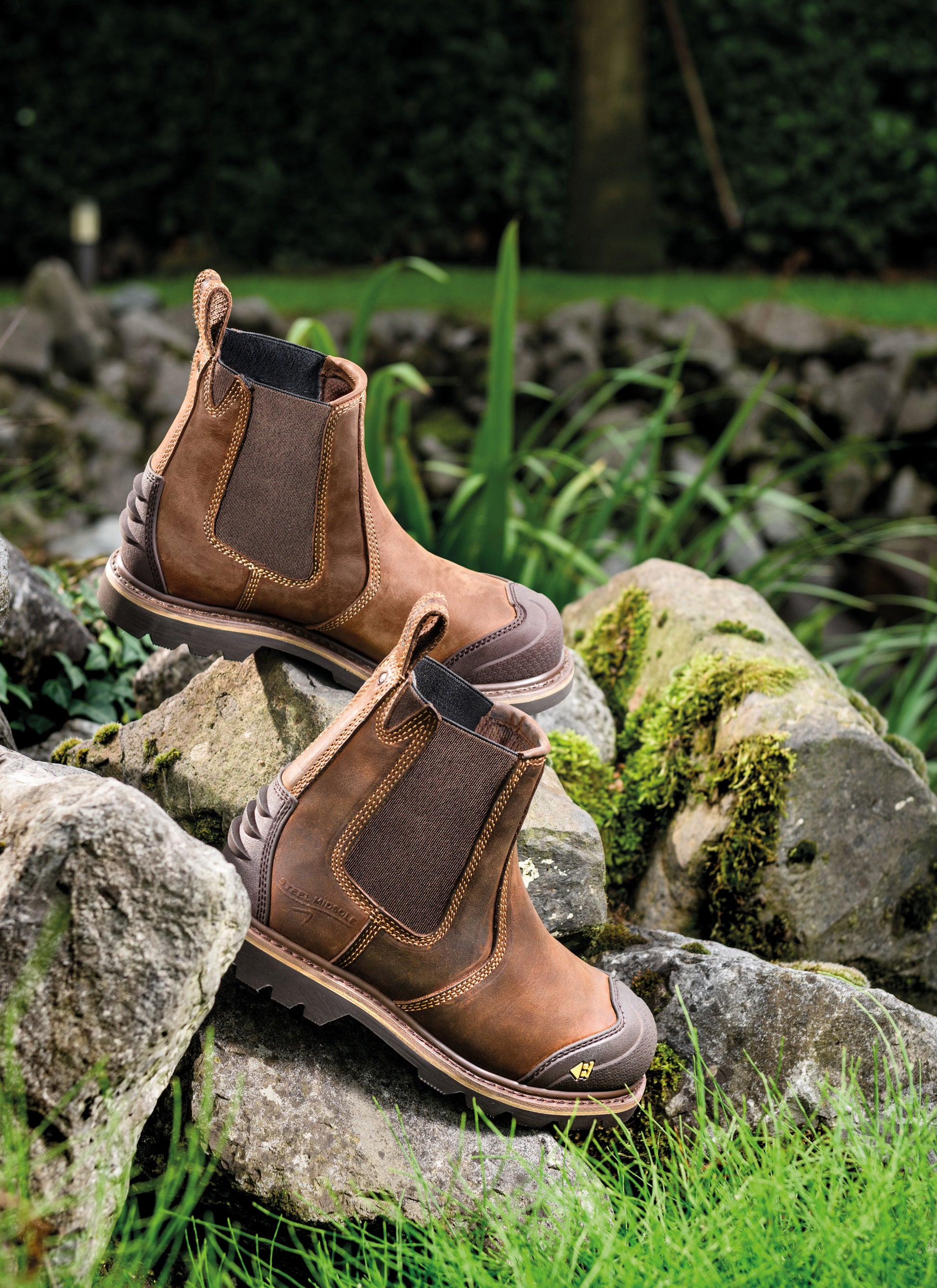 B1990 Hard as Nails Dealer Boot - Dark Brown Crazy Horse