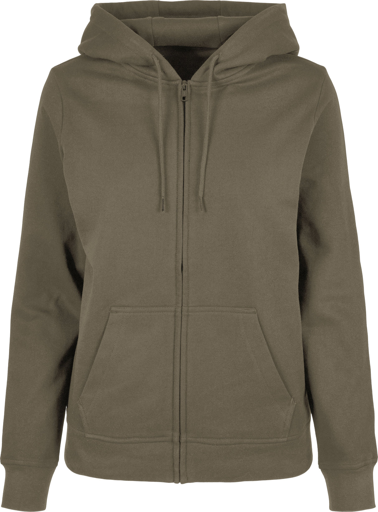 Build Your Brand Basic Women's Basic Zip Hoodie