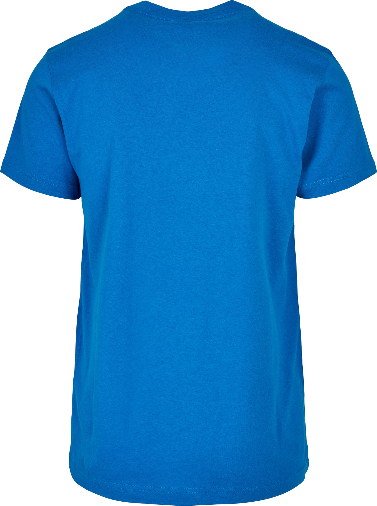 Build Your Brand Basic Basic Round Neck Tee - Cobalt Blue