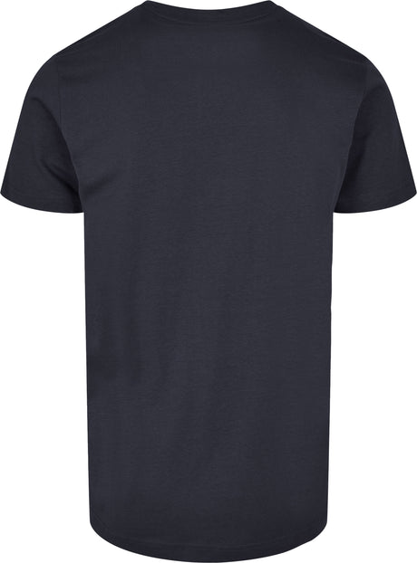 Build Your Brand Basic Basic Round Neck Tee - Navy