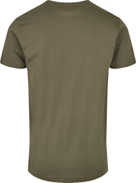 Build Your Brand Basic Basic Round Neck Tee - Olive