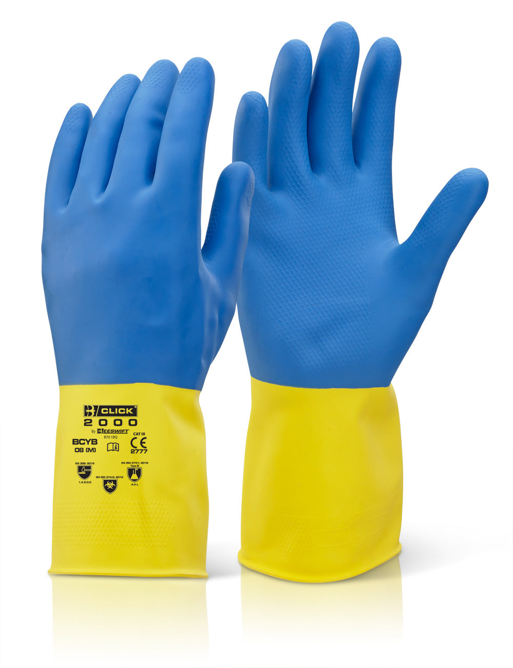 Beeswift Bi Colour House Hold Heavyweight Gloves