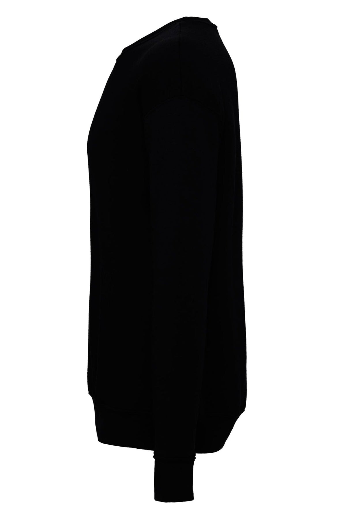 Bella Canvas Unisex Drop Shoulder Fleece - Black